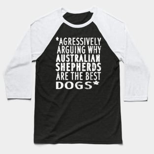 Australian Shepherd Aussie Mistress Gassie Dog Baseball T-Shirt